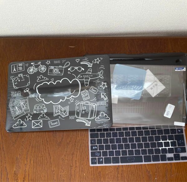 MacBookカバー　液晶フィルム　キーボードカバーセット