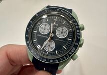 [美品] OMEGAxSwatch オメガスウォッチ　MISSION ON EARTH ミッションオンアース　オマケ付き_画像2