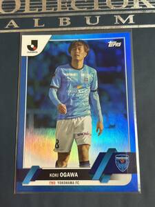 2023 topps Jリーグ 小川航基 75枚限定 ブルー パラレル カード 18/75 ジャージNO 横浜FC