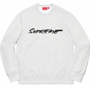 【中古】Supreme Futura Logo Crewneck シュプリーム フューチュラ ロゴ クルーネック トレーナー Ash grey グレー 灰 S sweatshirt box