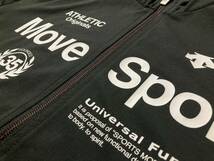 ★美中古 DESCENTE デサント MoveSport ムーブスポーツ ZIPジャケット L ブラック トレーニングウエア ジャージ スポーツウエア_画像5