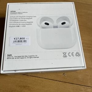 ★AirPods 第3世代 MagSafe充電ケースモデル AppleCare〜2025 1/03まで★