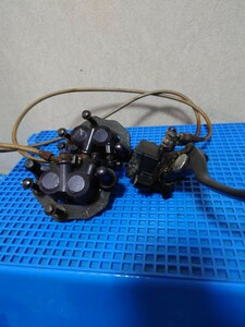 KAWASAKI　GPZ400R D4キャリパーマスターシリンダーASSY　要OH メッシュホース