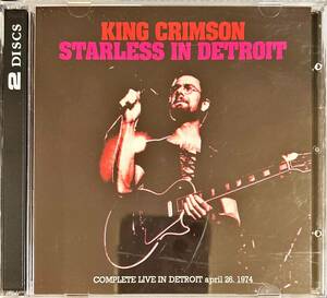 【ブートレグ】KING CRIMSON キングクリムゾン / Starless In Detroit