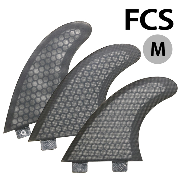 FCSフィン ハニカムコア ファイバートライフィン3枚セットMサイズ M5/G5/PC5/AM2 パフォーマー サーフィンショート エフシーエス