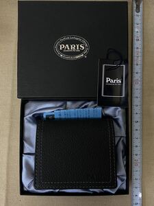 PARIS パリス 小銭入れ メンズ 財布 レザー 本革 ボックス コインケース 小さいサイフ 