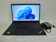 Lenovo Thinkpad X1 Carbon Windows11 Core i5 7300U メモリ8GB M.2 SSD256GB Wi-Fi＋BT Webカメラ MS office2010搭載_画像1