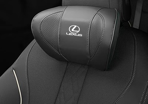 レクサス LEXUS 専用 車用記憶 通気性弾性 ネックパッド レザー 首 ネック 2個 IS LS RX NX CT LC RC GS LX UX ES HS 4色選択可