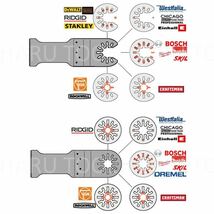 30枚セット Precision マルチツール 替刃 マキタ コンパネ 堅木 積層合板 BOSCH MAKITA 日立 ボッシュ 切断 工具_画像2