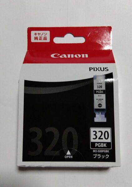Canon 純正インクカートリッジ　黒　BCI-320 PGBK
