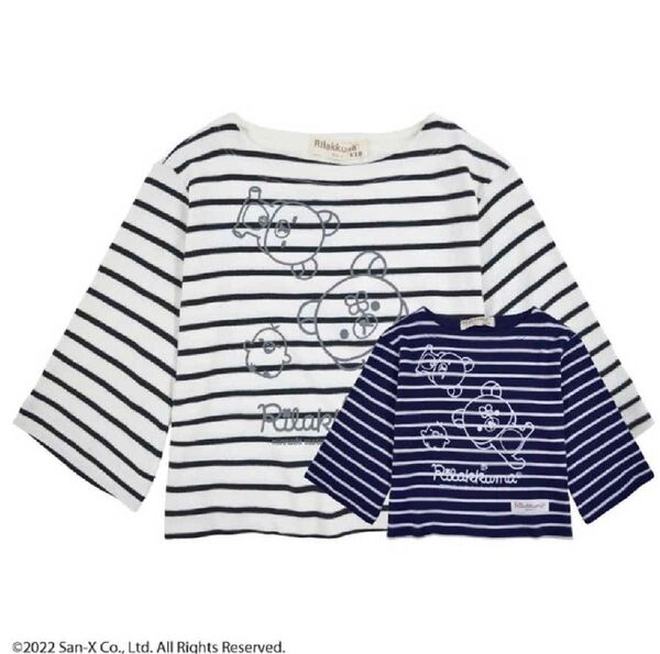 リラックマ サンエックス キッズ Tシャツ 七分袖 110cm