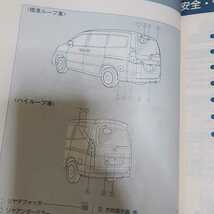 日産　セレナ　C24　取扱説明書　取説　取扱書　マニュアル　発行1999年6月　印刷2001年6月　平成13年　C24_画像8