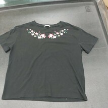 ◆花刺繍TシャツLサイズ位◆_画像2