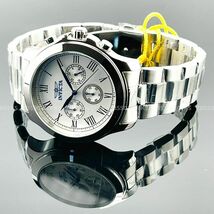 AB22 インビクタ スペシャルティ 21657 メンズブランド腕時計 シルバー クロノグラフ 人気モデル INVICTA SPECIALTY 新品未使用・送料無料_画像4