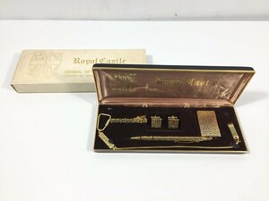 Royal Castle ロイヤルキャッスル　ギフトセット　　ライター　カフス　タイピン　ボールペン　キーチェーン　現状品　TH1.058　