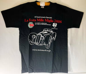 La Festa Mille Miglia 2006 クラシックカー Tシャツ 記念品 限定 サイズM ファッション メンズ レディース イベントシャツ【0129.6】