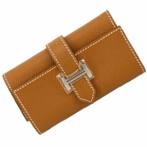 【未使用品】HERMES ベアン 4連 キーケース　エプソン シルバー金具 エルメス