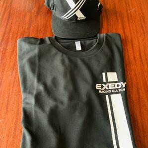 EXEDY エクセディ キャップ 帽子 コットン 刺繍ロゴ SIZE : FREE / Tシャツ　LLサイズ　BLACK / 未使用品 