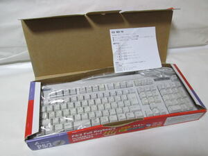 ★Arvel DPK711-WH PS/2 Full Keyboard★ アーベル 日本語 メカニカル フルキーボード 112キー 未使用品？