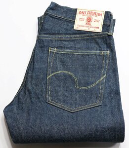 ONI DENIM (鬼デニム) ONI-246-Ishikawadai / 15oz石川台デニム ニートストレート 未使用品 w31 / ジーンズ