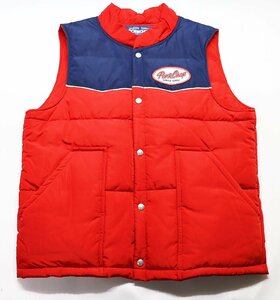 PORKCHOP GARAGE SUPPLY (ポークチョップ ガレージサプライ) RACING VEST / レーシングベスト プリマロフト 美品 レッド size L