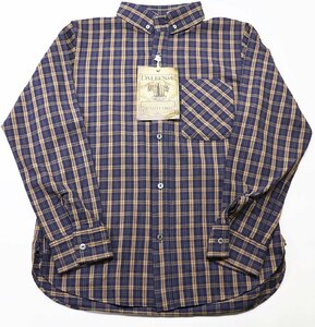 DALEE'S&Co (ダリーズアンドコー) Domion...20s W.WINDOW / ドミオン ワークシャツ 未使用品 ネイビー size 17.5(XL) / デラックスウエア