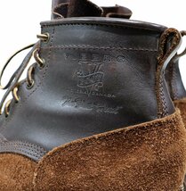 VIBERG × FLATHEAD (ヴァイバーグ × フラットヘッド) Style 36 BOB CAT / ブラウンスエード ボブキャット ワークブーツ 美品 size 9_画像8