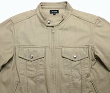 BEAMS (ビームス) Stand Collar Jacket / スタンドカラージャケット BMM-288B-A15 美品 カーキ size M_画像4