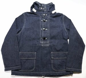 BuzzRickson's (バズリクソンズ) U.S. NAVY HOODED PULLOVER JACKET / フーデッドプルオーバー デニムジャケット BR11703 ネイビー size S