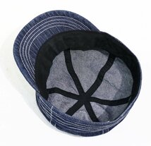 Freewheelers (フリーホイーラーズ) 10oz Indigo Denim Work Cap “GUTHRIE” / デニムワークキャップ ガスリー 美品_画像5