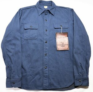 Deluxeware (デラックスウエア) HV-01...HICKORY NEL SHIRT / ヒッコリー ネルシャツ 極美品 ネイビーストライプ size XL