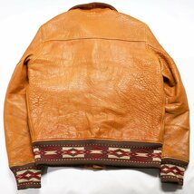 Warehouse (ウエアハウス) Lot 2151 A-1 STYLE LEATHER JACKET / ニュージーランドラム レザージャケット 美品 ブラウン size 42(XL)_画像2