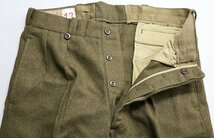 French Army (フランス軍) 1950～60s M52 WOOL TROUSER / ウールトラウザー 美品 size 13 / フレンチアーミー / パンツ / M-52_画像4