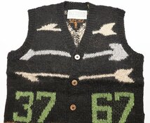 Bo's Glad Rags (ボーズグラッドラグス) 1960s 'Bo's Vest “Monterey 37-67” ニットベスト K17-03BB 未使用品 S / バーンストーマーズ_画像4