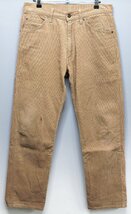 Levi's (リーバイス) Lot 607 ストレート コーデュロイパンツ 607-40 ブラウン ベトナム製 w31 / オレンジタブ_画像2