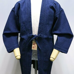 KOJIMA GENES (児島ジーンズ) SASHIKO DENIM HANTEN / 刺し子デニム半纏 LX-504 未使用品 鉄紺 size M / ハンテン / はんてんの画像2