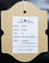 Y'2 LEATHER (ワイツーレザー) Vintage Horse Light Single Riders / ヴィンテージホースライト シングルライダース PR-65 未使用品 40_画像8