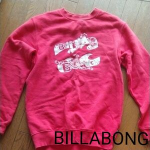 ビラボン BILLABONG スウェットトレーナー 赤　M