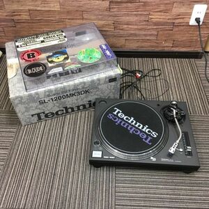 G101 Technics テクニクス ターンテーブル SL-1200MK3D オーディオ機器 音響機器 箱付き 通電確認OK S1-992831