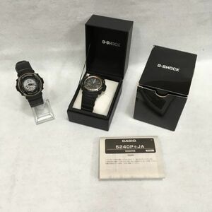 J111 CASIO カシオ G-SAOCK ジーショック 2本まとめ G-SHOCK G-301BR AWG-100 箱付き S1-993098