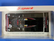 ポルシェ 962C Gti-RLR SPA 1000km 1988 #14 Official Centre Team キッドボックス特注 スパーク(Spark)製 1/43_画像9