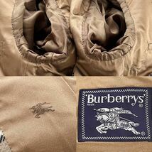 希少90s●バーバリー Burberry’s ノバチェック テーラードジャケット カシミヤ混 イタリア製くるみ釦 S位 ベージュ vintage メンズ 1円〜_画像8