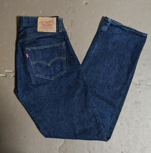 《米国製》LEVI'S 501XX 1955model リーバイス 赤耳 555 USA バレンシア LVC アメリカ製 復刻モデル ビッグE 【美品 濃紺 保管品】 W31