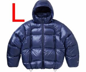 SUPREME 23FW Featherweight Down Puffer Jacket NAVY L ダウンジャケット 