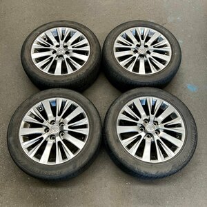 タイヤ付き純正ホイール4本セット　アルファード　ANH20W　ハイグロス　18×7 1/2J　+45　114.3　5穴　235/50R18　2019年製　1・2ミリ