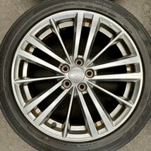 タイヤ付き純正ホイール4本セット　インプレッサスポーツ　GP7　17×7J　+48　100　5穴　205/50R17　2018年製　2ミリ_画像2