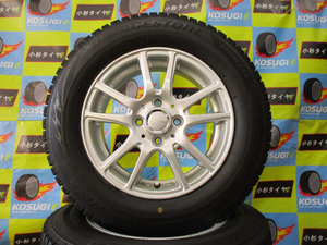 １４インチ中古スタッドレスセット　175/70R14　ブリヂストン　VRX2　5.5-14　4H100　+42　vitale