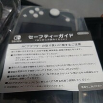 ニンテンドースイッチ ライト 本体 グレー Nintendo Switch Lite 任天堂　ポーチ付　　　やや美品_画像5
