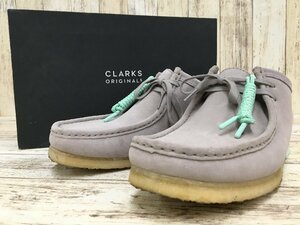 153B CLARKS ORIGINALS Wallabee Grey Combi クラークス ワラビー【中古】