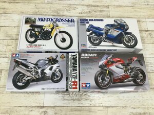 072B バイク プラモ まとめ 1/12 タミヤ ヤマハYZF-R1 タイラレーシング ドゥカティ 1199 パニガーレ Sトリコローレ 他【中古】